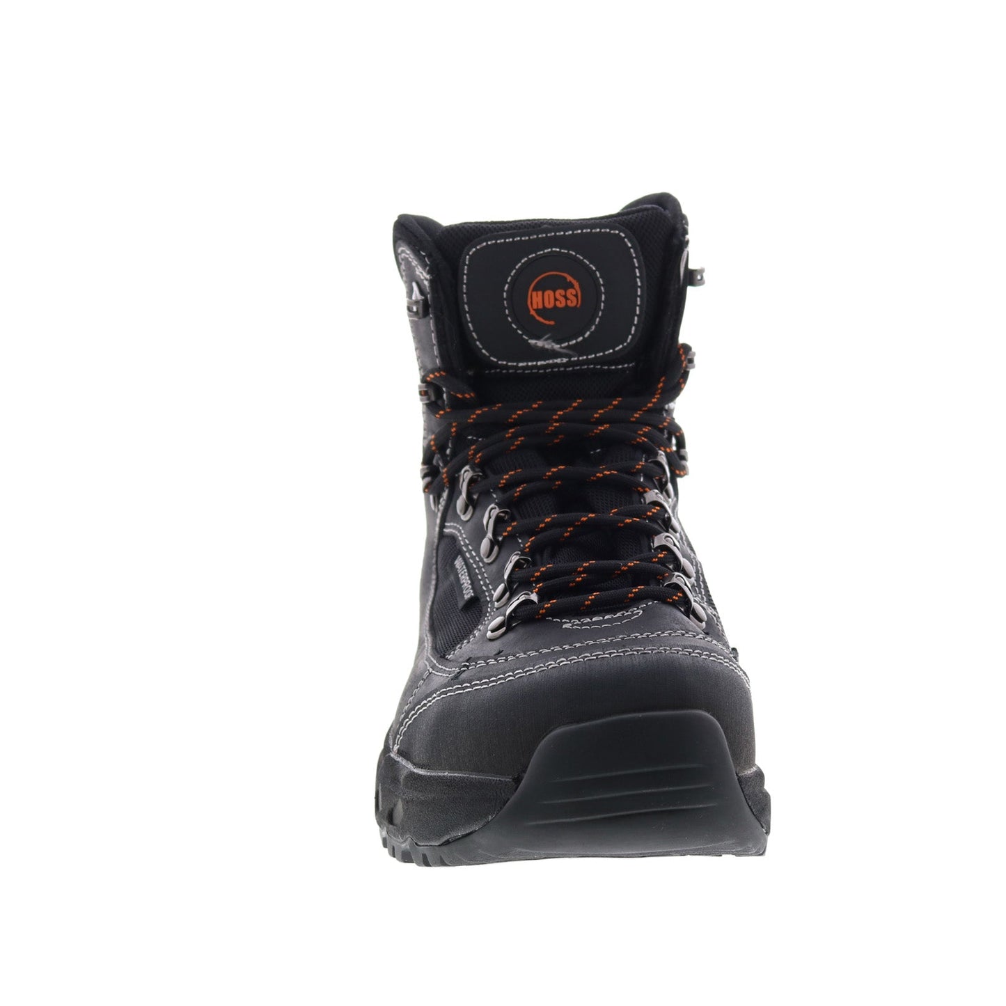 Hoss Blocker Aluminum Toe Waterproof Mens Black Extra Wide Work Boots