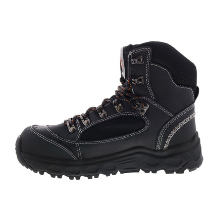 Hoss Blocker Aluminum Toe Waterproof Mens Black Extra Wide Work Boots