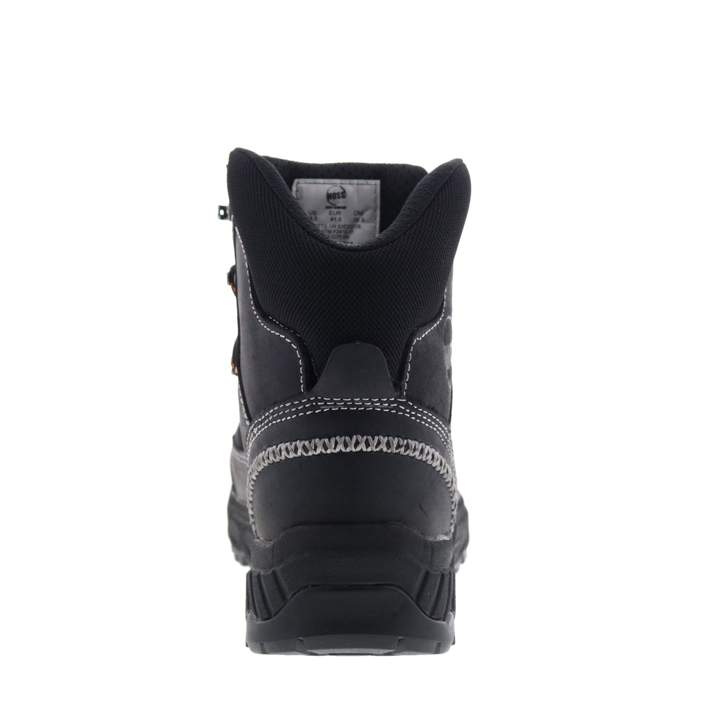 Hoss Blocker Aluminum Toe Waterproof Mens Black Extra Wide Work Boots