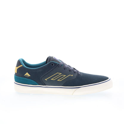 Emerica The Low Vulc 6101000131488 Mens Blue Skate Inspired Sneakers Shoes