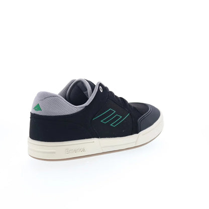 Emerica Heritic 6101000155975 Mens Black  Skate Inspired Sneakers Shoes