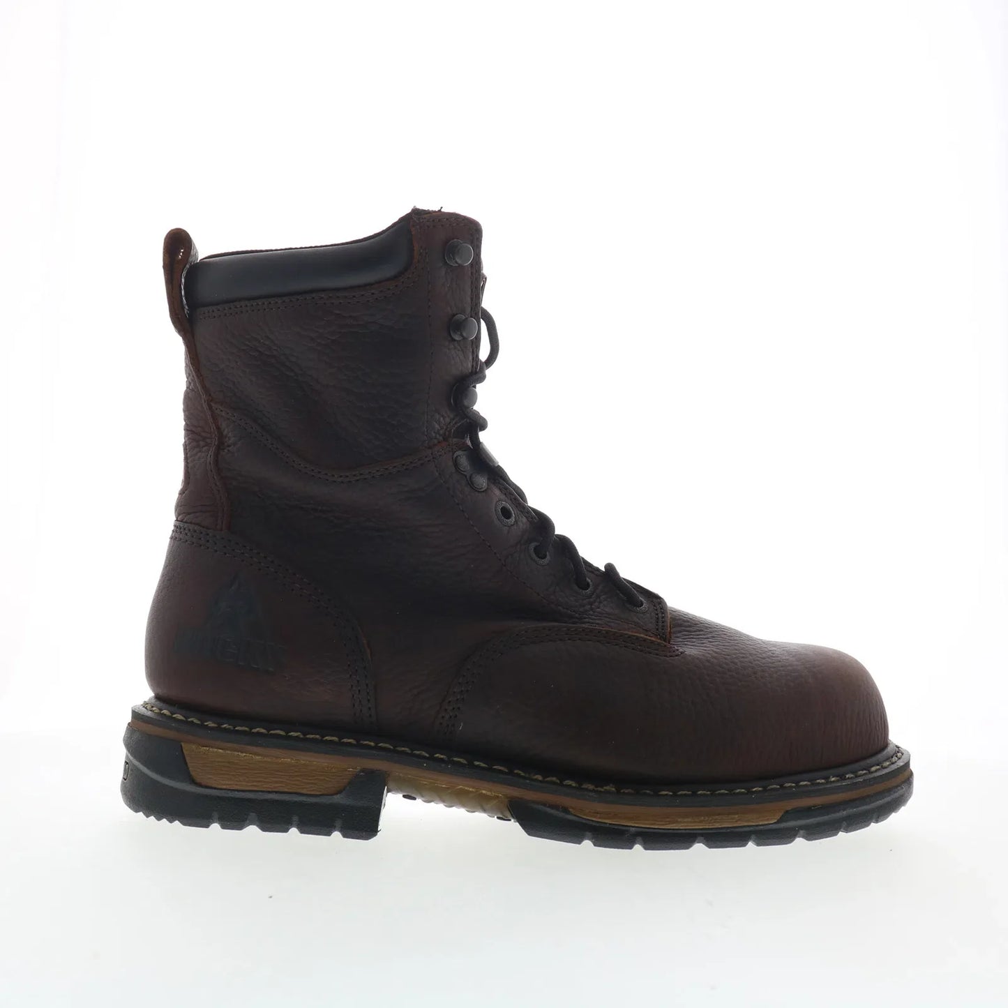 Rocky Steel Toe Waterproof 6693 Mens Brown Wide Leather Work & Safety Boots