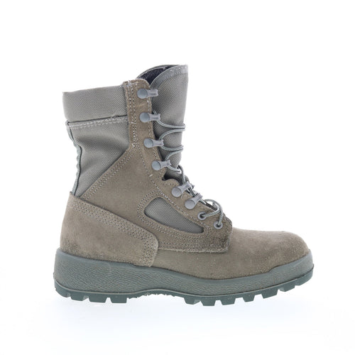 McRae AF Temp Weather Made In USA 6AFG Mens Green Suede Tactical Boots
