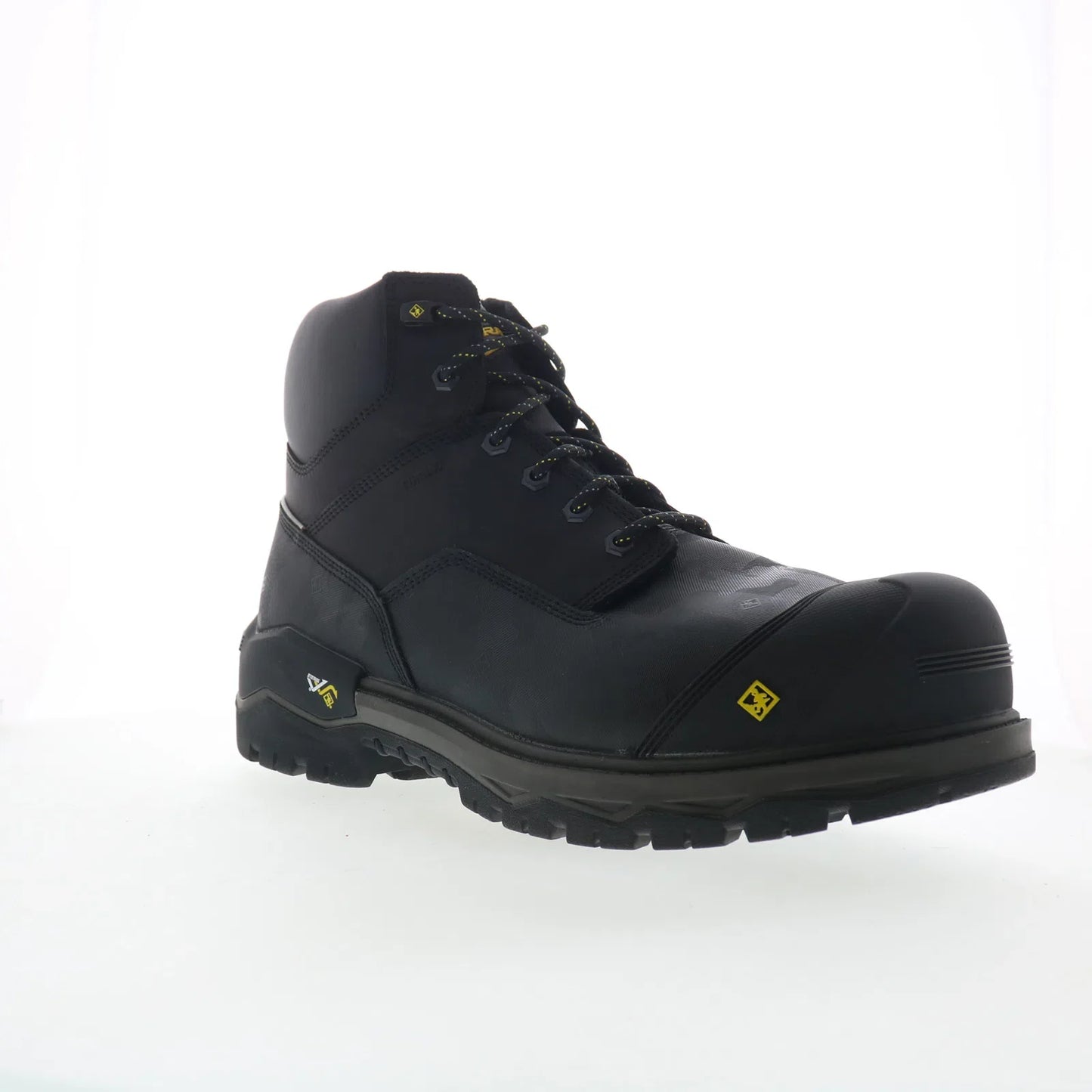 Terra 6" Gantry Nano Composite Toe FP WP ESR Mens Black Wide Work Boots