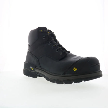 Terra 6" Gantry Nano Composite Toe FP WP ESR Mens Black Wide Work Boots