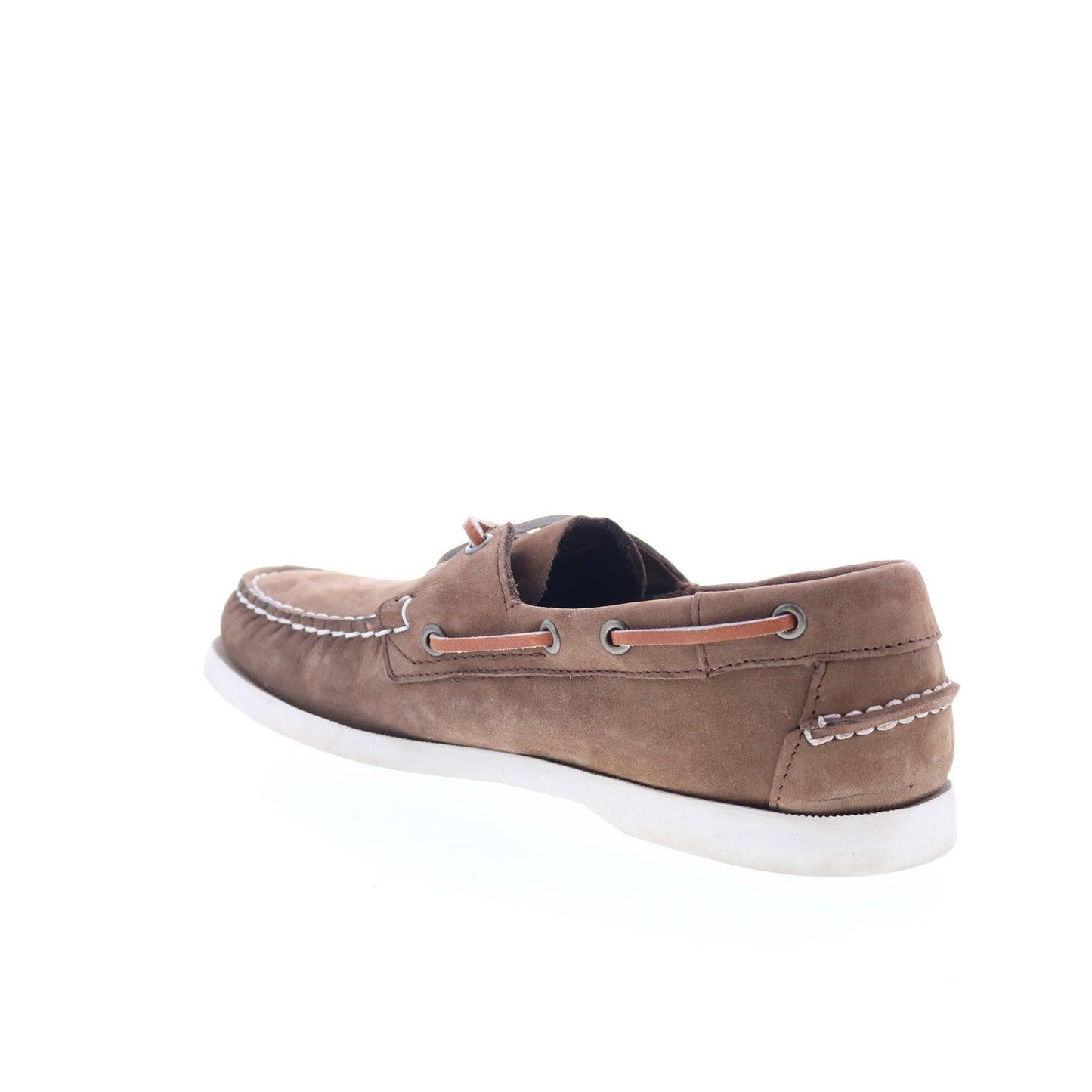 Sebago Docksides Portland Nubuck Mens Brown Loafers & Slip Ons Boat Shoes