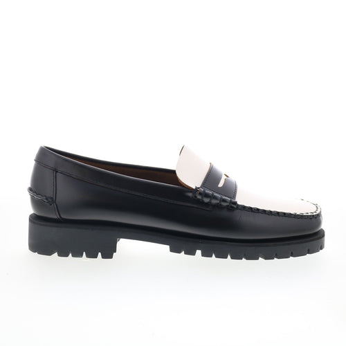 Sebago Dan Lug 7001HI0-987 Mens Black Loafers & Slip Ons Penny Shoes