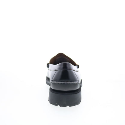 Sebago Dan Lug 7001HI0-987 Mens Black Loafers & Slip Ons Penny Shoes
