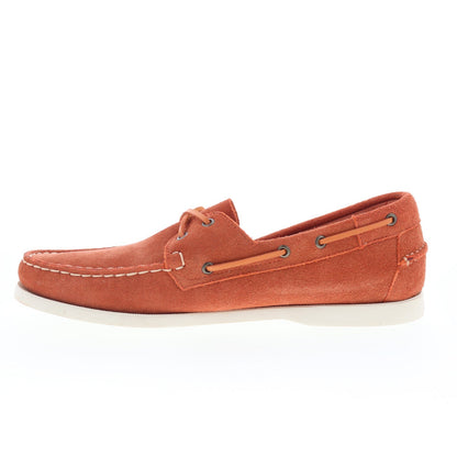 Sebago Portland Flesh Out Mens Brown Suede Loafers & Slip Ons Boat Shoes