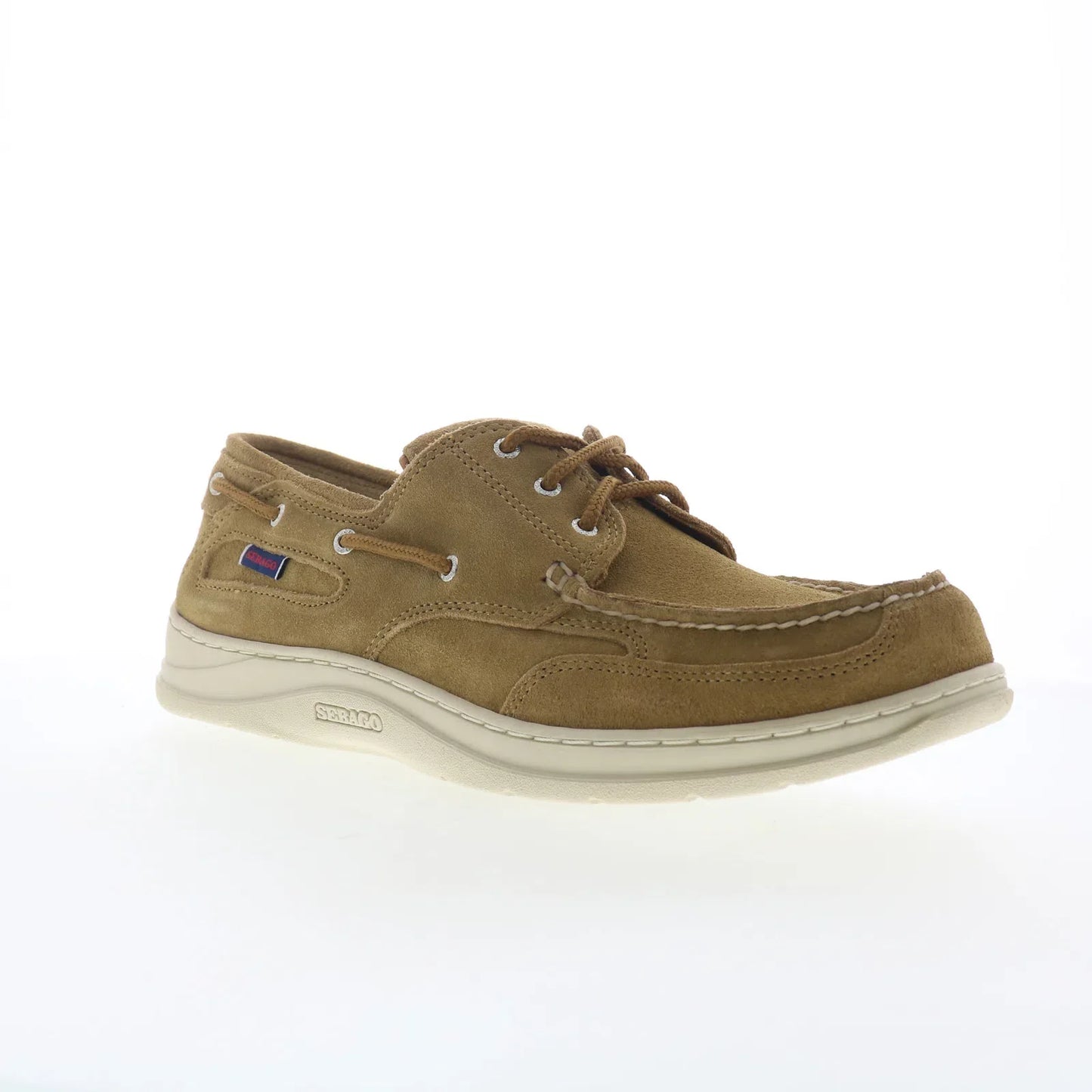 Sebago Scotty 71131QW-907 Mens Brown Suede Loafers & Slip Ons Boat Shoes