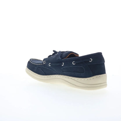 Sebago Scotty 71131QW-A97 Mens Blue Suede Loafers & Slip Ons Boat Shoes