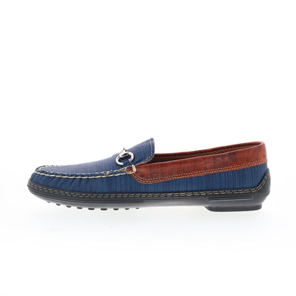 T.B. Phelps Mesh Horse Bit Driver 718-50 Mens Blue Loafers Moccasin Shoes