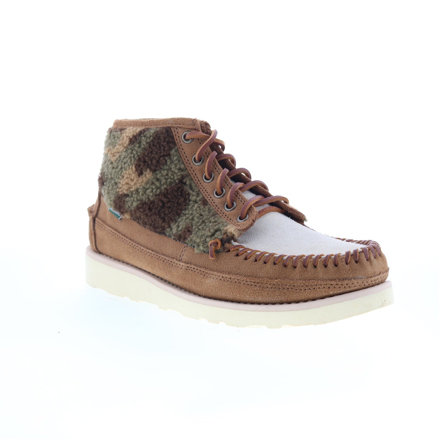 Sebago Cayuga Mid Camo 73117KW-A8E Mens Brown Suede Lace Up Chukkas Boots