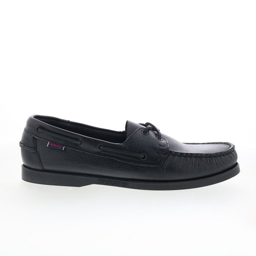 Sebago Portland Martellato Mens Black Loafers & Slip Ons Boat Shoes