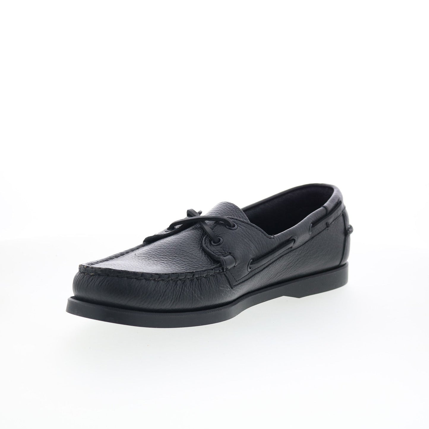 Sebago Portland Martellato Mens Black Loafers & Slip Ons Boat Shoes