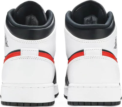 Nike Grade School Womens Air Jordan 1 Mid Sneakers - 'Chile Red'