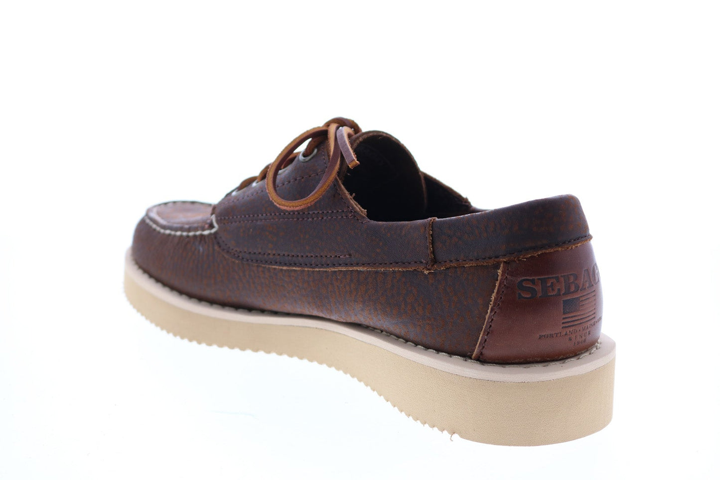 Sebago Askook Tumbled Eva 74111LW-900 Mens Brown Loafers & Slip Ons Boat Shoes