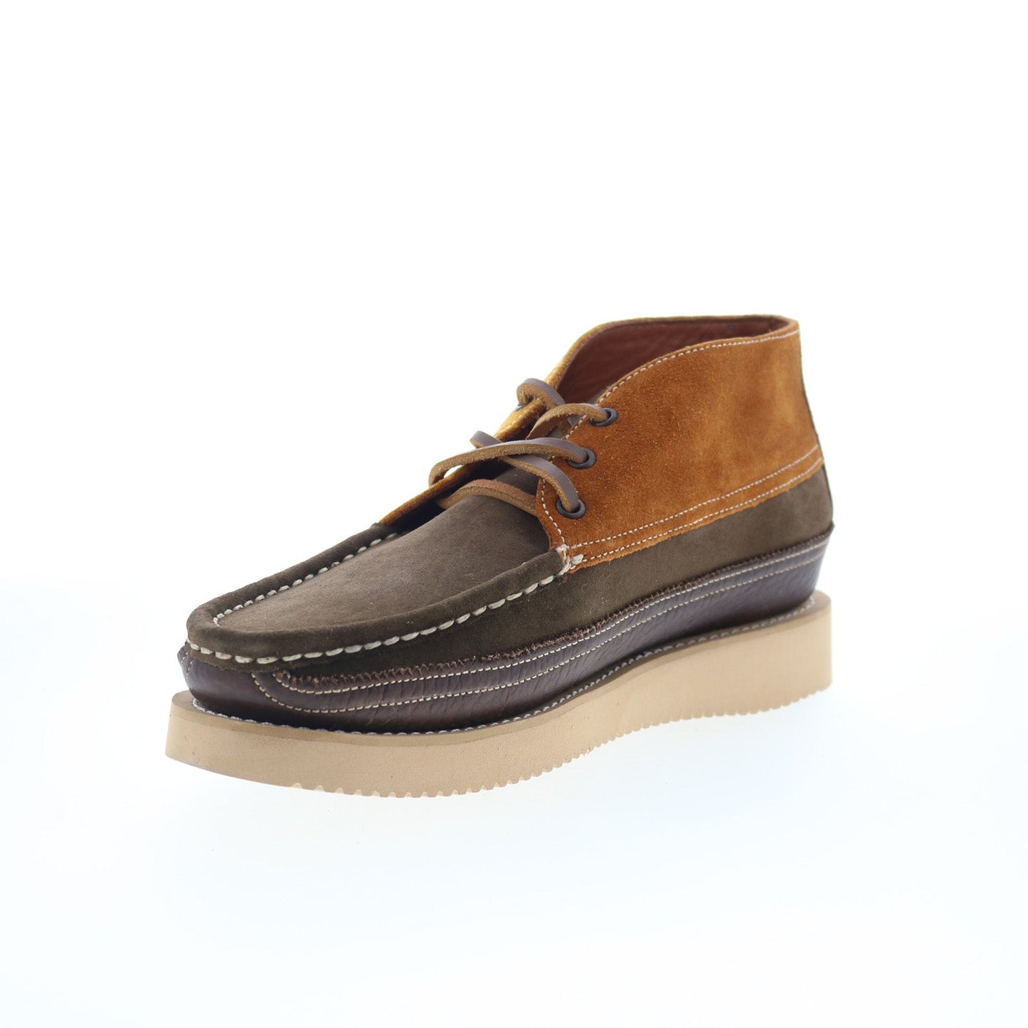 Sebago Miwak Suede Canoe Moc 741172W-A8H Mens Brown Nubuck Chukkas Boots