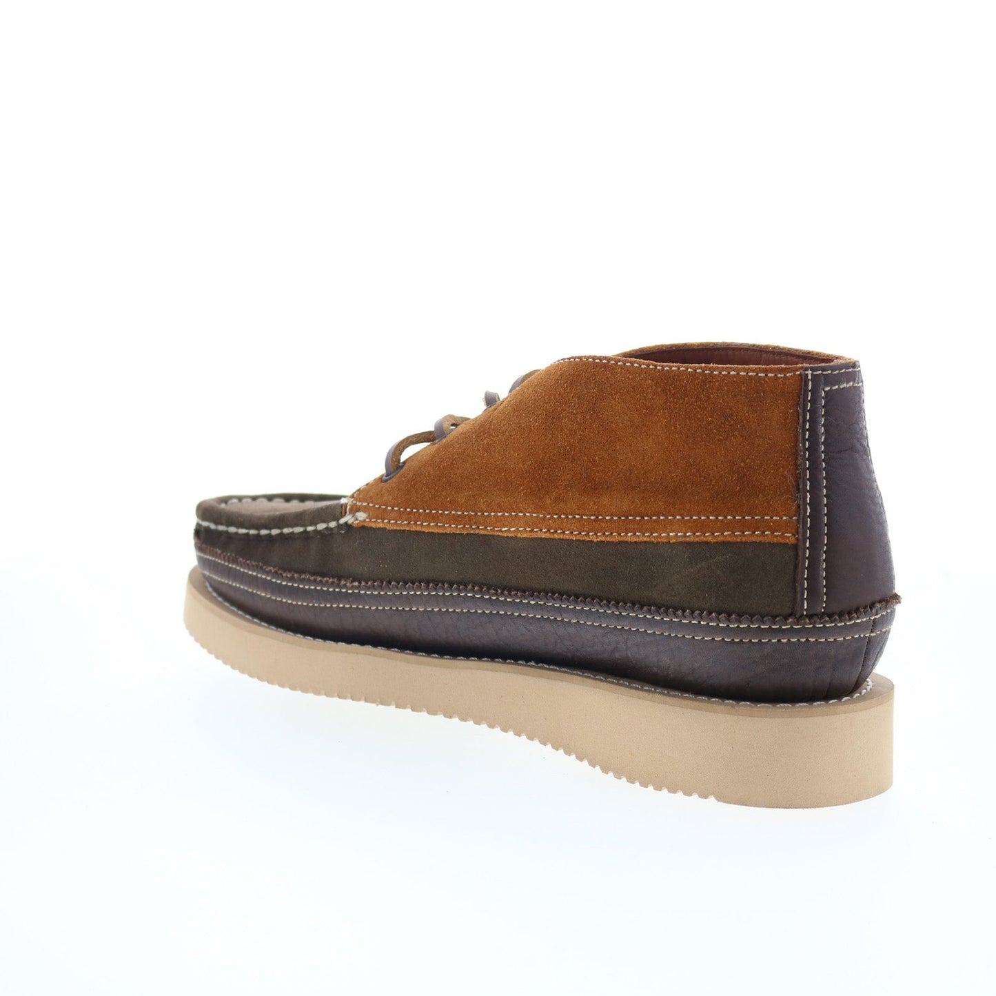 Sebago Miwak Suede Canoe Moc 741172W-A8H Mens Brown Nubuck Chukkas Boots