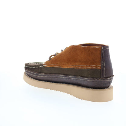 Sebago Miwak Suede Canoe Moc 741172W-A8H Mens Brown Nubuck Chukkas Boots