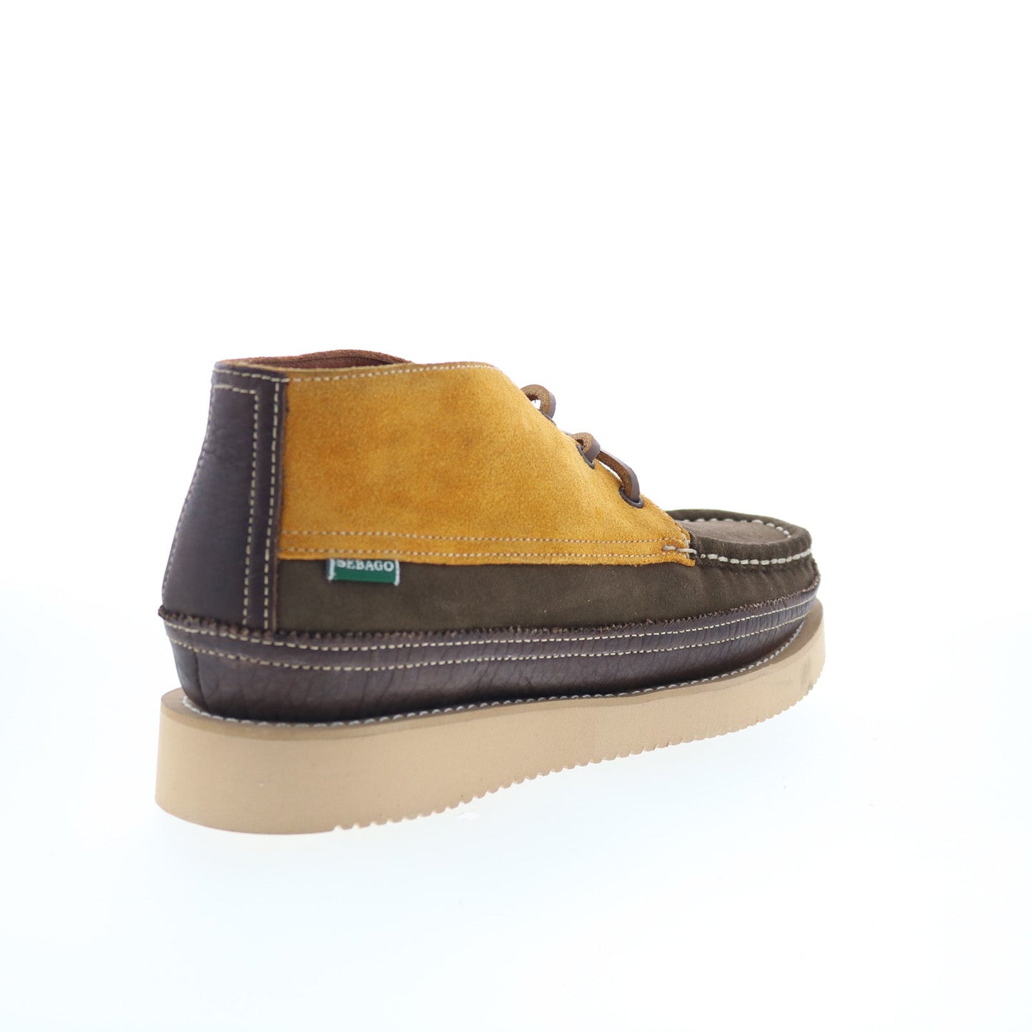 Sebago Miwak Suede Canoe Moc 741172W-A8H Mens Brown Nubuck Chukkas Boots