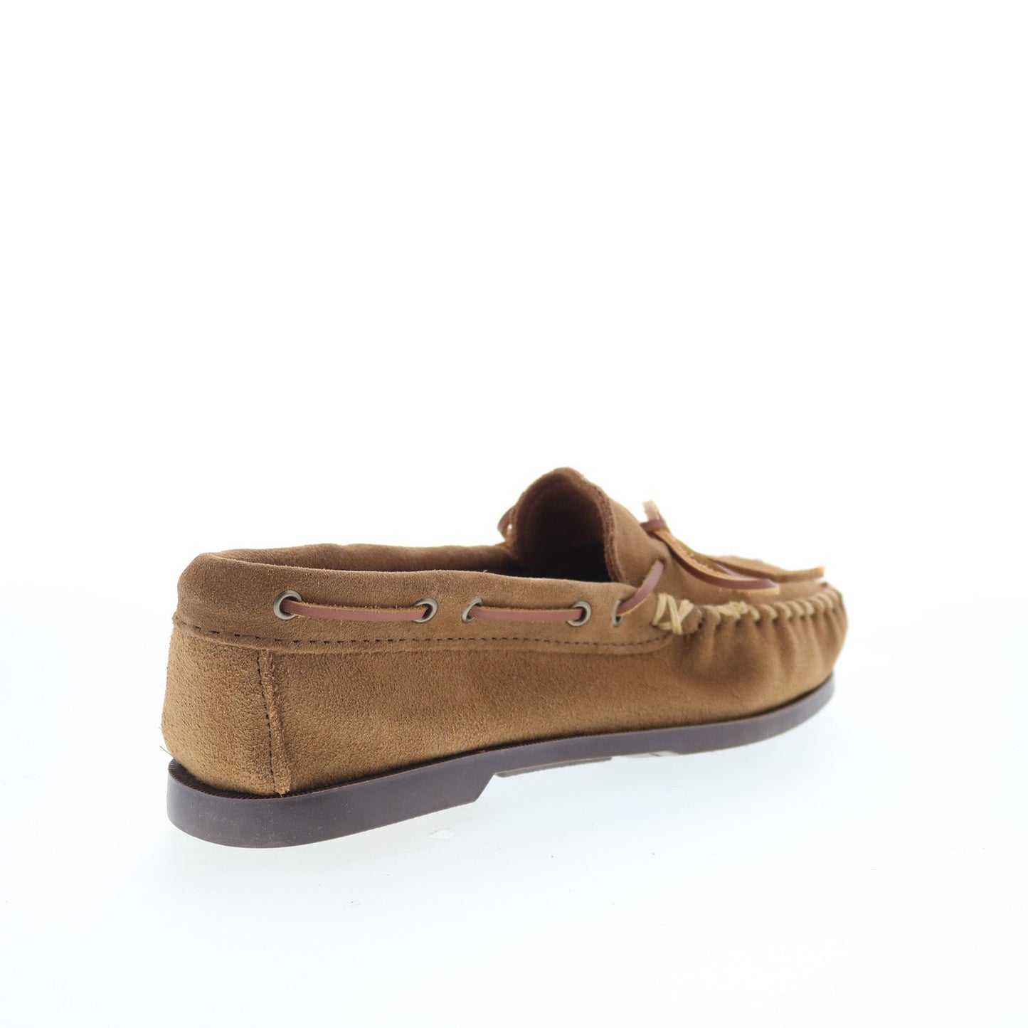 Minnetonka Camp Moc 747W-DST Mens Wide Loafers & Slip Ons Moccasin Shoes