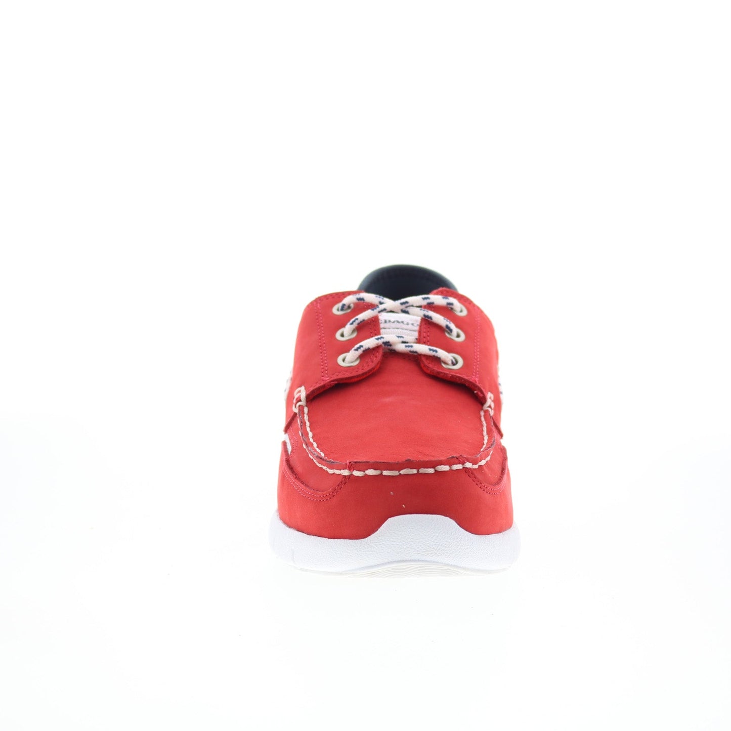 Sebago Foremust 77115UW-ADE Mens Red Nubuck Loafers & Slip Ons Boat Shoes