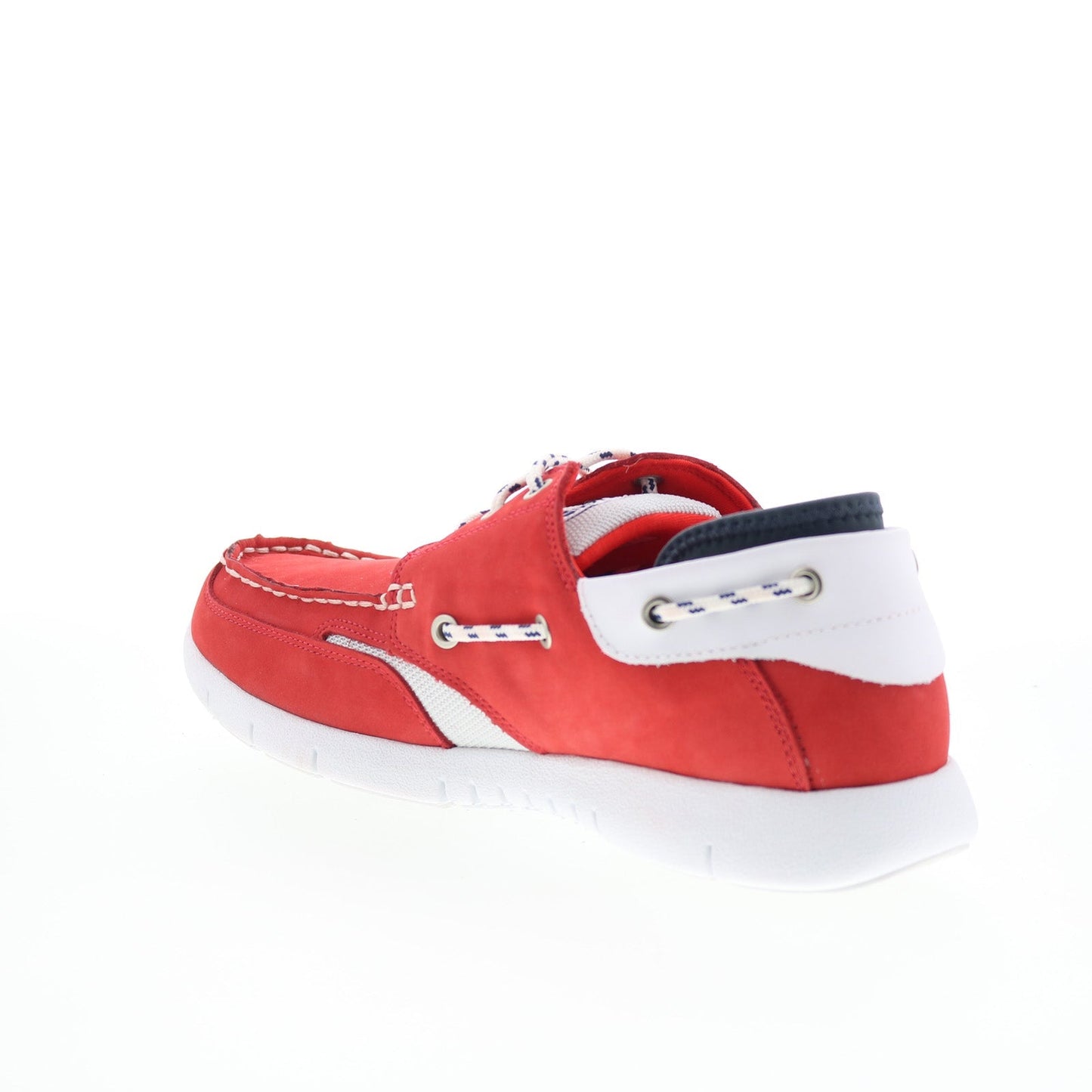 Sebago Foremust 77115UW-ADE Mens Red Nubuck Loafers & Slip Ons Boat Shoes
