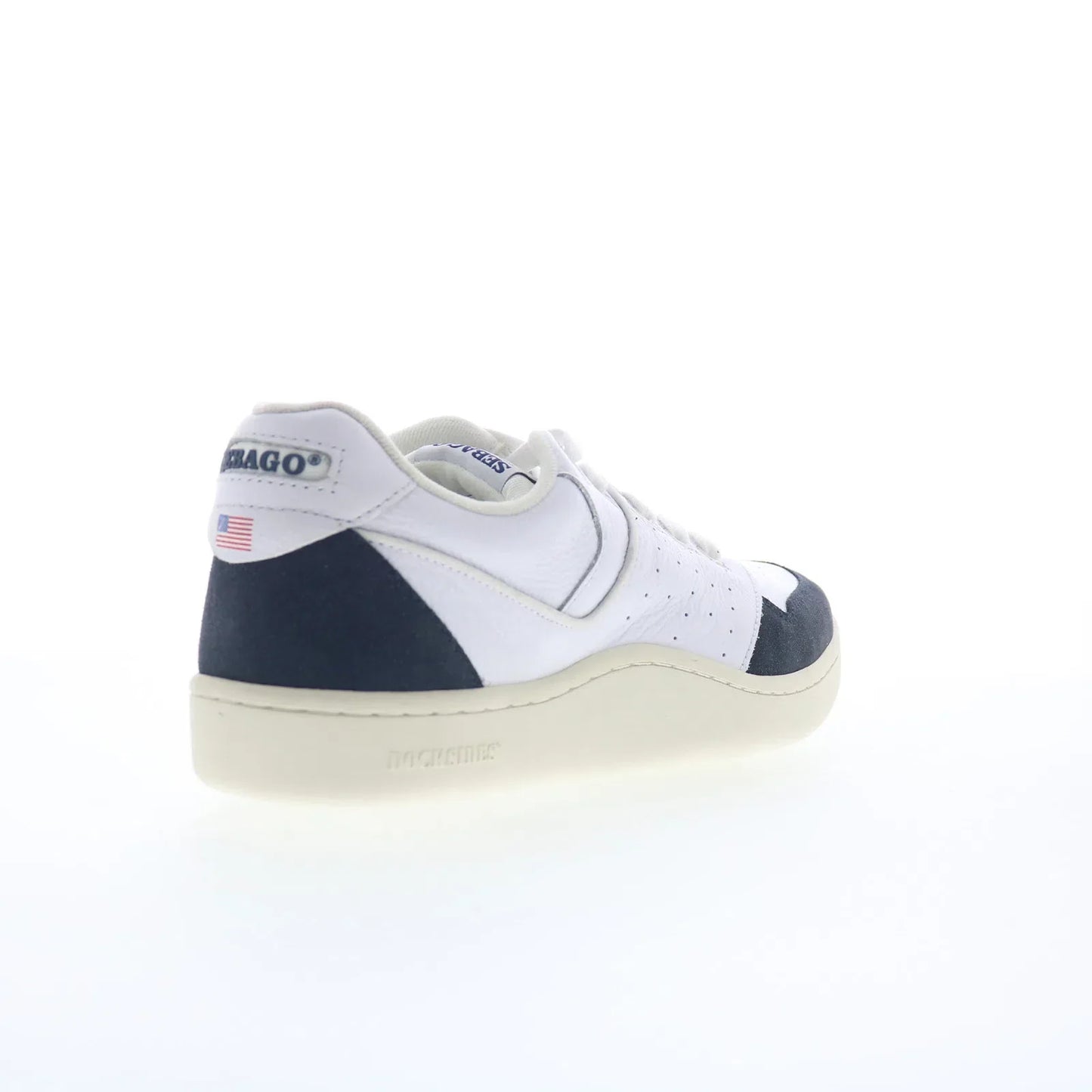 Sebago Hurricane 77131BW-AEB Mens White Leather Lifestyle Sneakers Shoes
