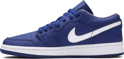 Nike Womens Air Jordan 1 Low SE Sneakers - 'Deep Royal Blue'