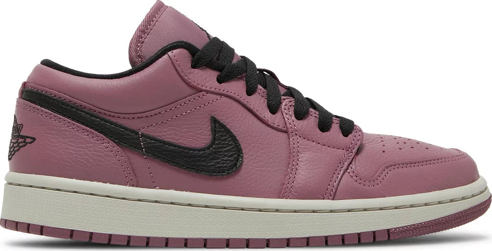 Nike Womens Air Jordan 1 Low SE Sneakers - 'Light Mulberry'