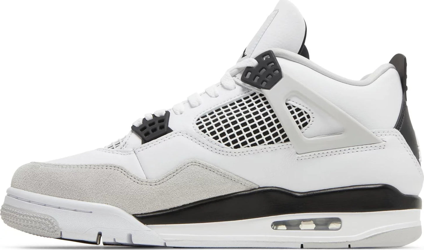 Nike Mens Air Jordan 4 Retro Sneakers - 'Military Black'
