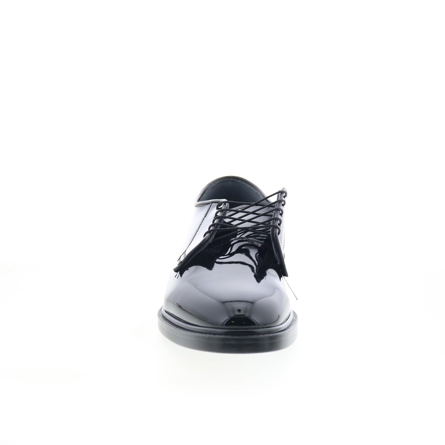Capps Oxford Poromeric Slip Resistant Mens Black Extra Wide Work Shoes