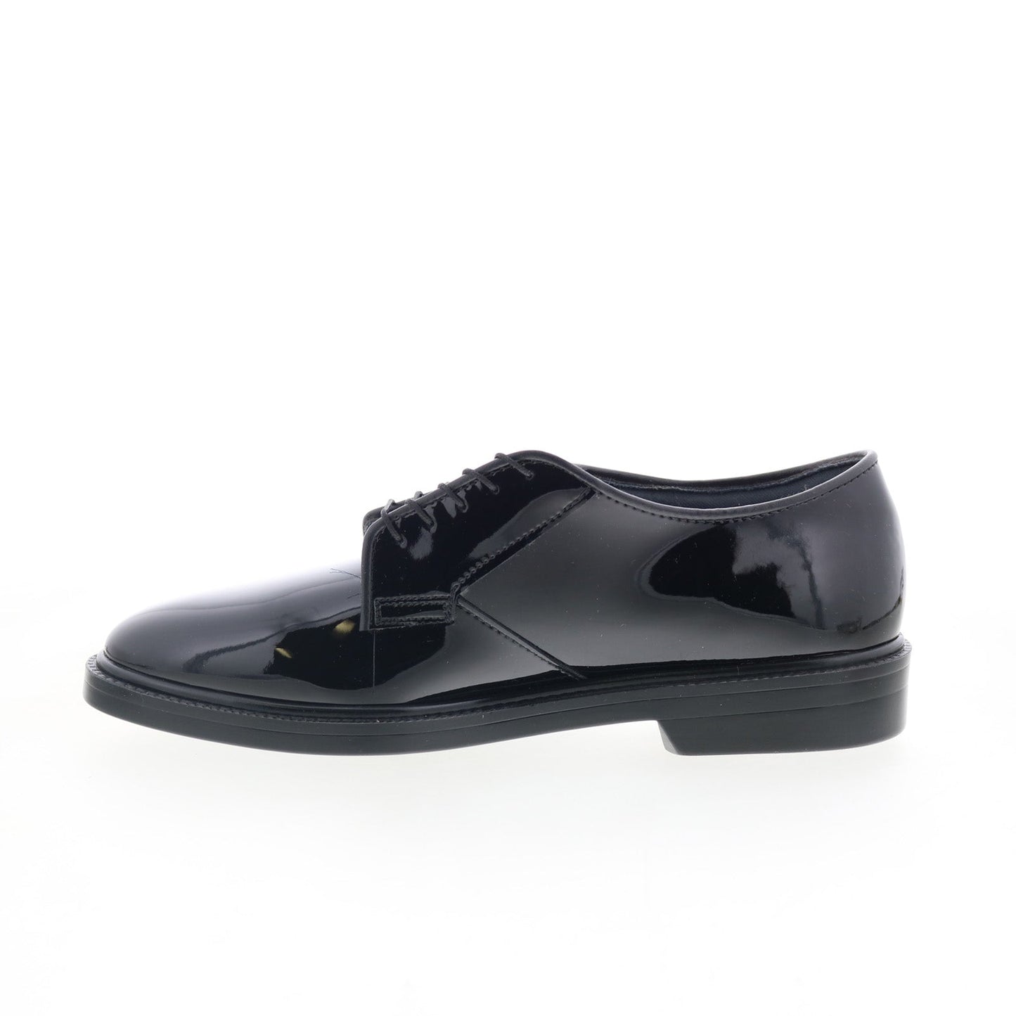 Capps Oxford Poromeric Slip Resistant Mens Black Extra Wide Work Shoes