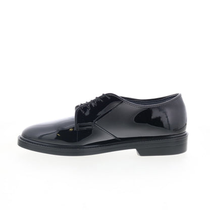 Capps Oxford Poromeric Slip Resistant Mens Black Extra Wide Work Shoes