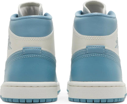 Nike Womens Air Jordan 1 Mid Sneakers - 'University Blue'