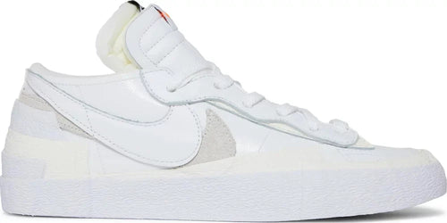 Nike Mens Sacai x Blazer Low Sneakers - 'White Patent'