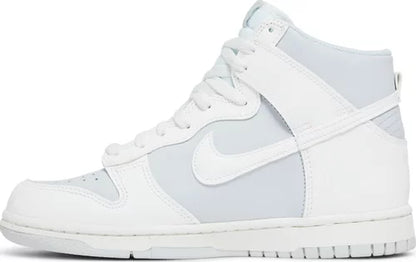 Nike Grade School Womens Dunk High Sneakers - 'Summit White Football Grey'