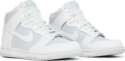 Nike Grade School Womens Dunk High Sneakers - 'Summit White Football Grey'