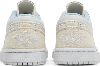 Nike Womens Air Jordan 1 Low Sneakers - 'Sail Canvas'