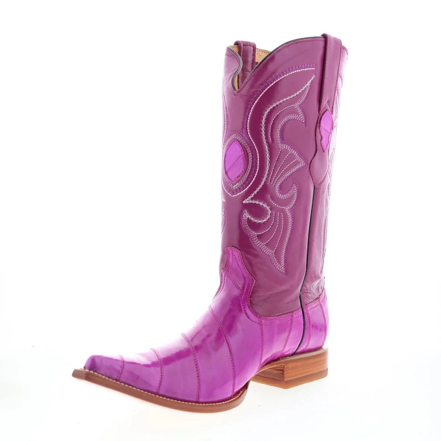 Los Altos EEL Boots XXX-Toe 950892 Mens Purple Wide Cowboy Western Boots