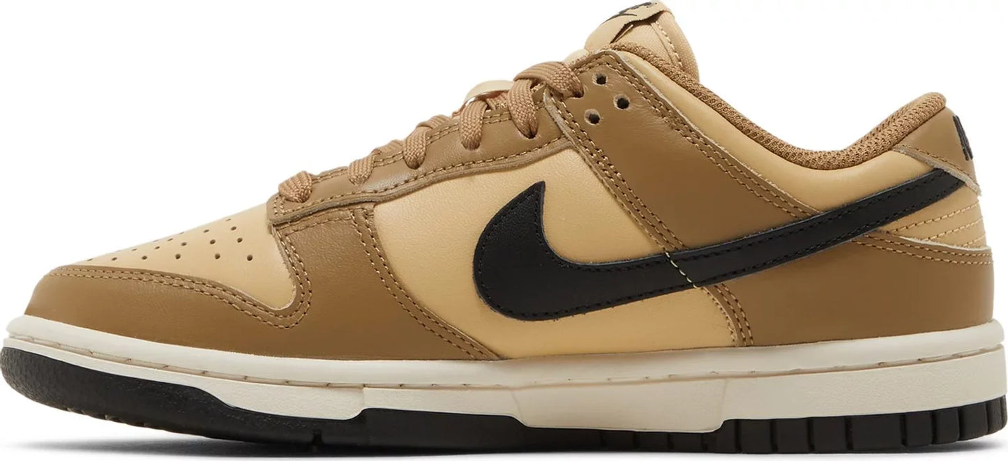 Nike Womens Dunk Low Sneakers - 'Dark Driftwood'
