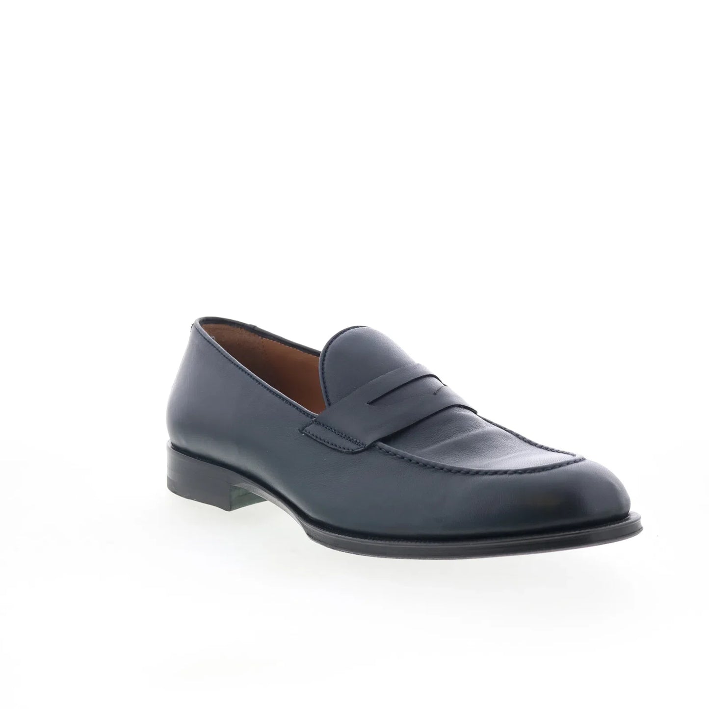 Pastori by Di Bianco Antonius Mens Blue Loafers & Slip Ons Penny Shoes