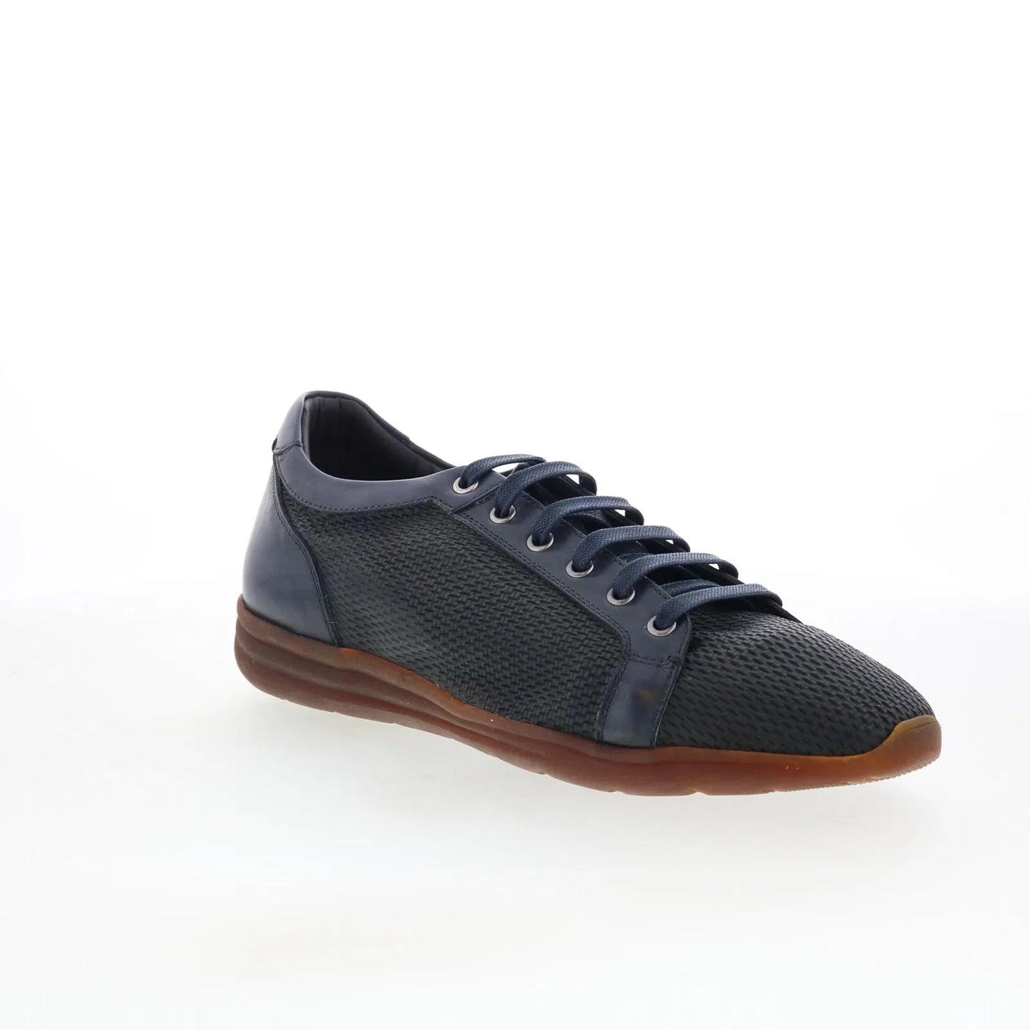 Di Bianco Binetto Mens Black Mesh Lace Up Lifestyle Sneakers Shoes