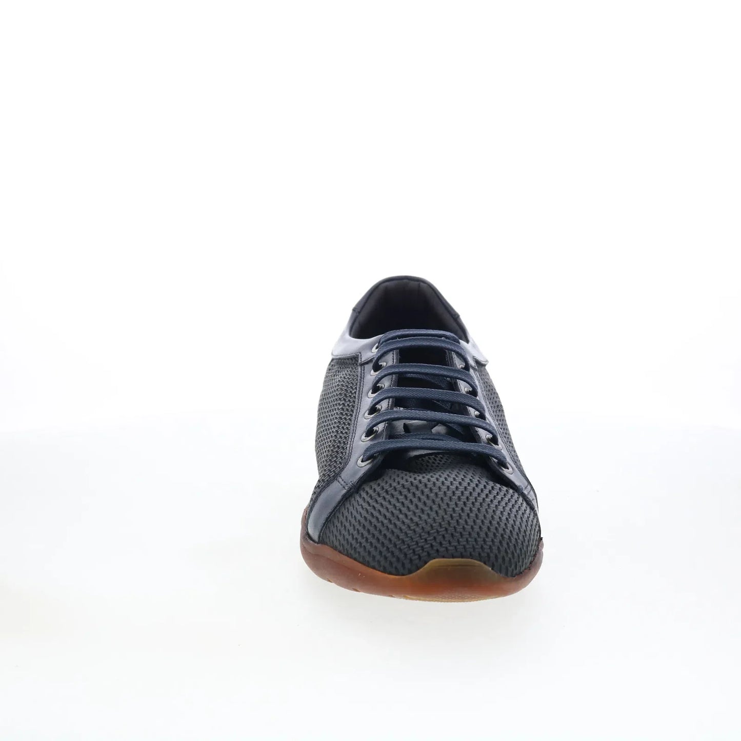 Di Bianco Binetto Mens Black Mesh Lace Up Lifestyle Sneakers Shoes