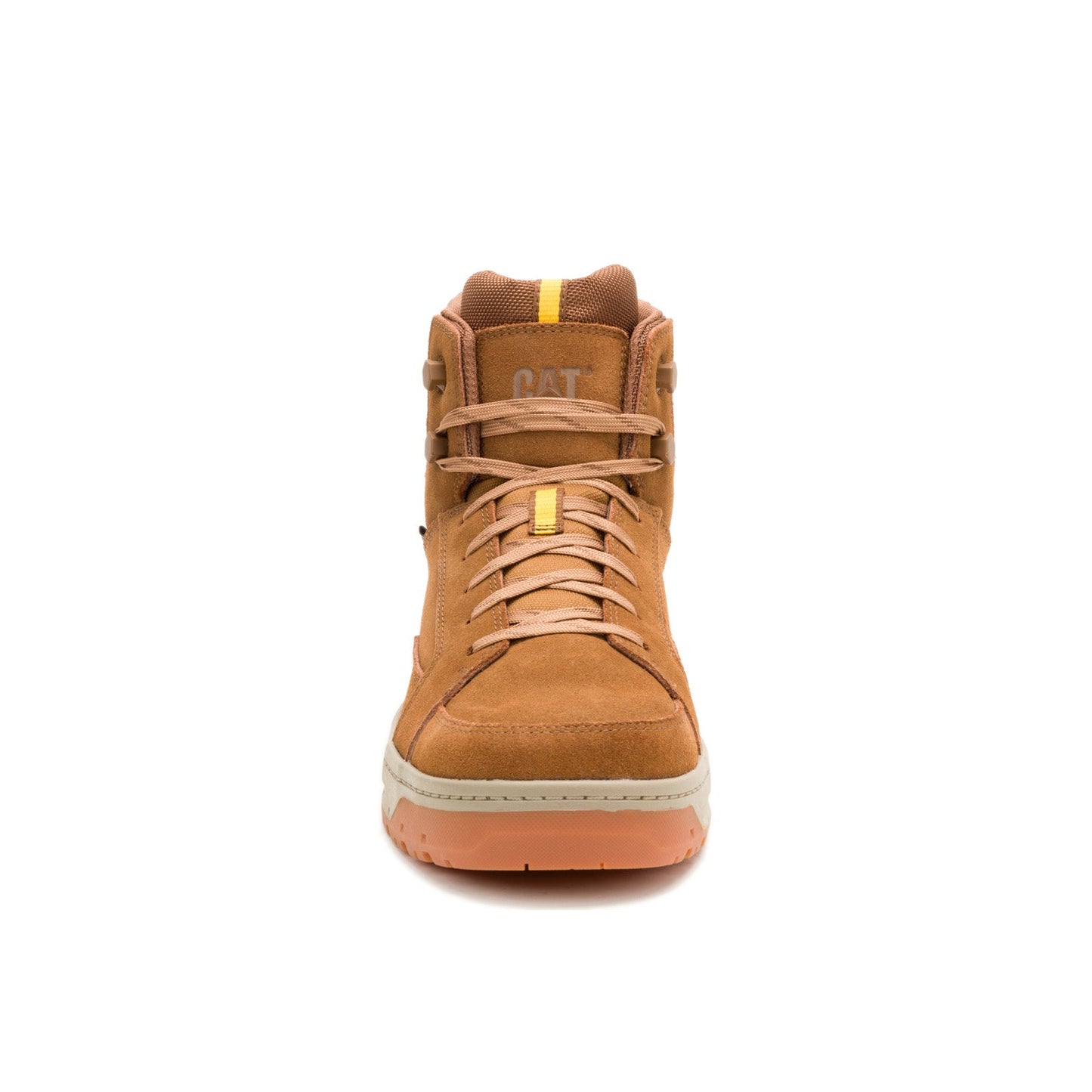 Caterpillar Streamline Court Mid Composite Toe Mens Brown Work Shoes