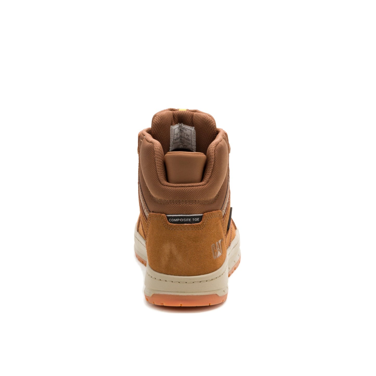 Caterpillar Streamline Court Mid Composite Toe Mens Brown Work Shoes