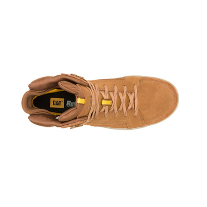 Caterpillar Streamline Court Mid Composite Toe Mens Brown Work Shoes