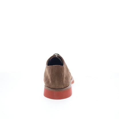 Pastori by Di Bianco Carus Mens Brown Suede Oxfords & Lace Ups Casual Shoes