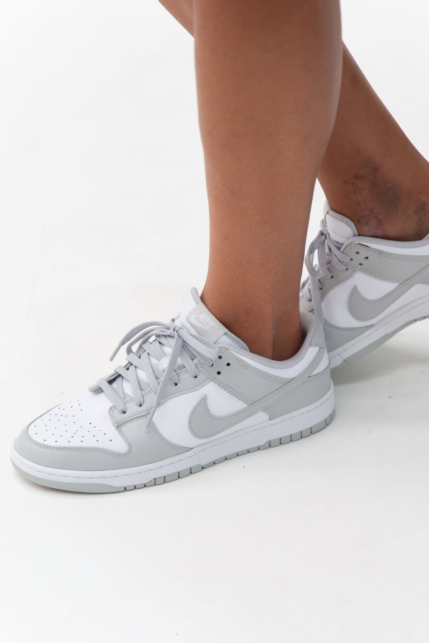 Nike Mens Dunk Low Sneakers - 'Grey Fog'